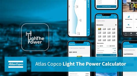 atlas copco light calculator